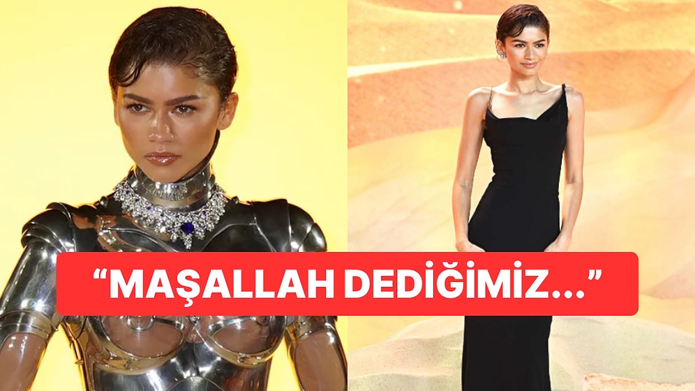 Dune 2 Filminin Galasında Zırhlı Prensten Prensese Keskin Bir Dönüş Yaşayan Zendaya Anında Nazara Geldi!