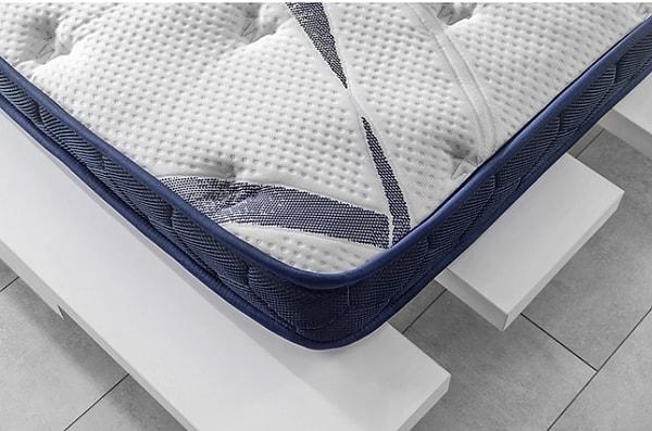 2. Bed14 3D Spacer Nefes Alabilen Hava Kanallı Antibakteriyel Kumaşlı Visco Pedli Yatak Şiltesi