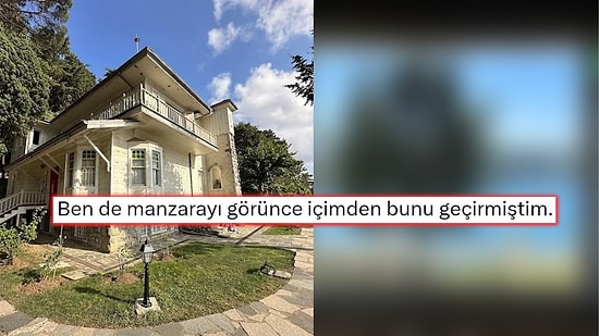 Aşiyan Müzesi'nin Manzarasına Hayran Kalan Kullanıcı "Böyle Evim Olsa Ben de Şair Olurdum" Dedi