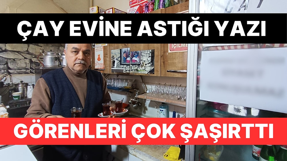 Kütahya'da Çay Evinde Seçim Öncesi Kavga Çıkmasını Engellemek İçin Siyaset Konuşmak Yasaklandı