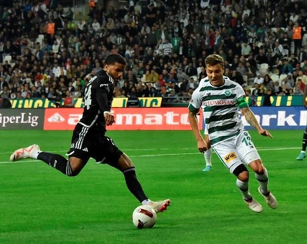 En son oynanan maçta Beşiktaş, deplasmanda Konyaspor'u 2-1 mağlup etti.
