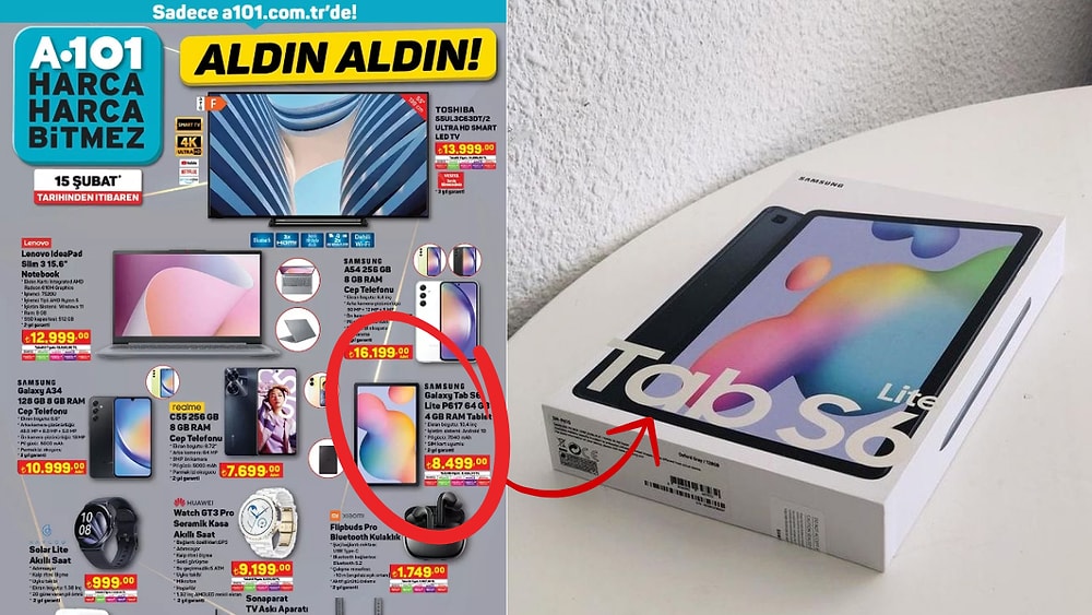 A101'de Satışa Sunulan Samsung Tablet Galaxy Tab S6 Lite Modeli Alınır mı? Özellikleri ve Yorumları