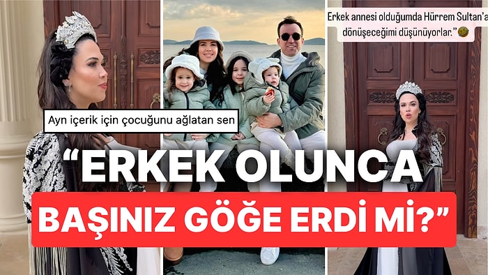 Erkek Çocuğu Olacağı İçin Havalara Uçtuğu Söylenen Özlem Öz, Eleştirilere Hürrem Videosu Çekerek Yanıt Verdi