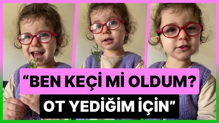 Ot Yediği İçin Annesine 'Ben Şimdi Keçi mi Oldum?' Diye Soran Ufaklık