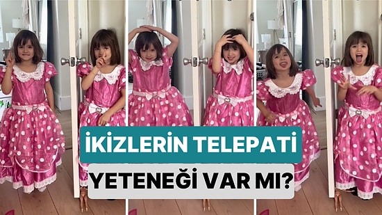 Bir Anne İkizlerinin Telepati Yeteneğini Görmek İçin Basit Bir Test Yaptı ve Ortaya Tatlı Bir Sonuç Çıktı