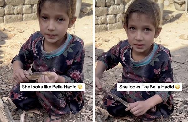 6 yaşındaki Afgan kızı Abeda'nın videosu sosyal medyada viral oldu.