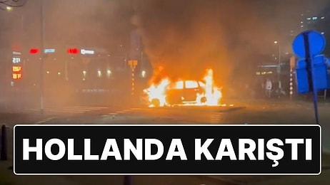 Hollanda’nın Lahey Kentindeki Sığınmacılar Ayaklandı, Opera Binasını Basıp Polisle Çatıştı, Sokaklar Alev Alev