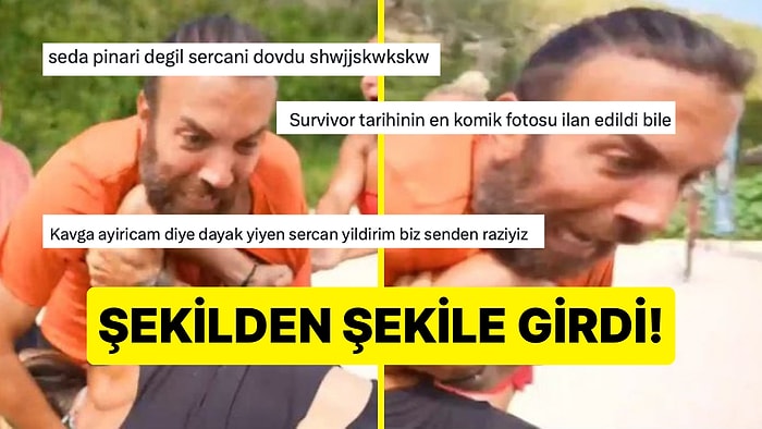 Survivor Fragmanında Kavgayı Ayırmak İsteyen Sercan Yıldırım Görüntüleriyle Sosyal Medyanın Diline Düştü!