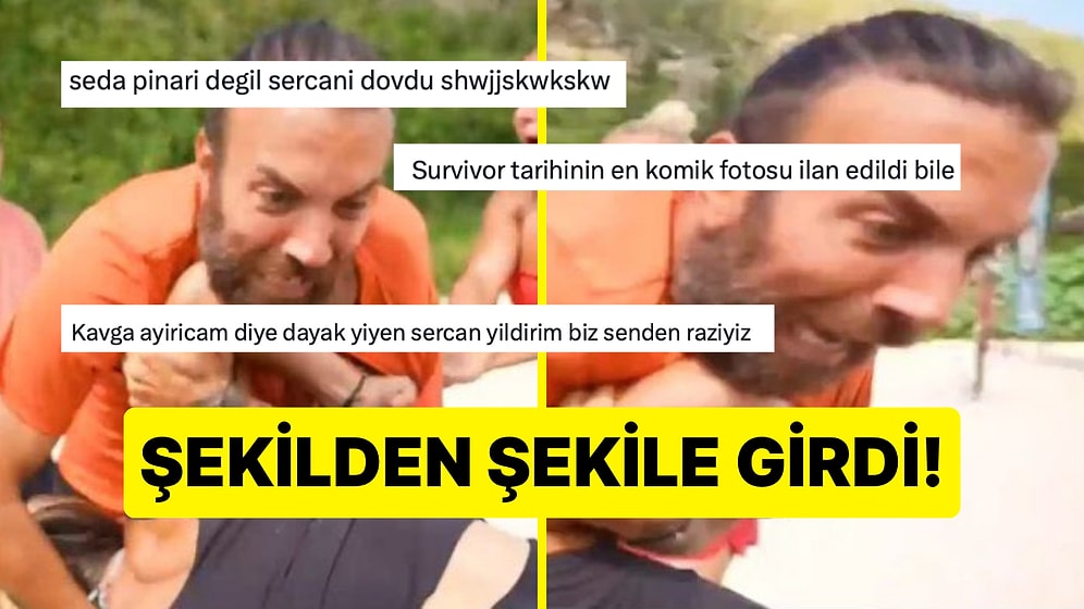 Survivor Fragmanında Kavgayı Ayırmak İsteyen Sercan Yıldırım Görüntüleriyle Sosyal Medyanın Diline Düştü!