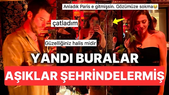 Başak Dizer Beyi Kıvanç Tatlıtuğ İle Yılbaşını Aşıklar Şehri Paris'te Karşıladığı Anlarla Bizi Mest Etti