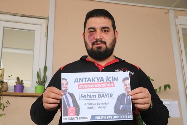 Fehim Bayır, yaşanan deprem felaketinden sonra Antakya'daki prefabrik iş yerinde kebapçılık yapmaya başladı.
