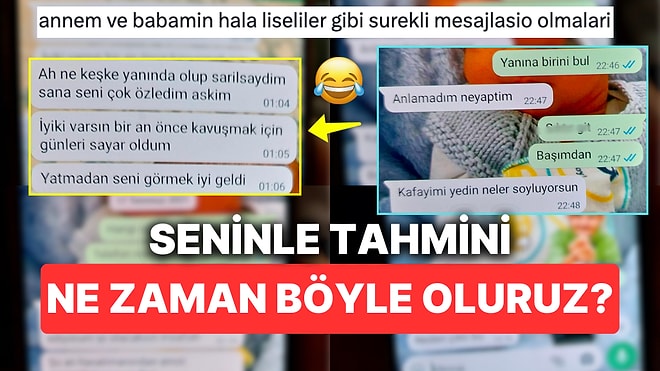 Anne ve Babasının Hala Liseli Gibi Mesajlaştığı Konuşmaları Paylaşan Kullanıcı Size Gelecek Hayali Kurduracak