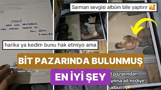 Bit Pazarından Bulunan En İyi Şey! 2002 Yılında Bir Kedi İçin Hazırlanmış Fotoğraf Albümüne Bayılacaksınız