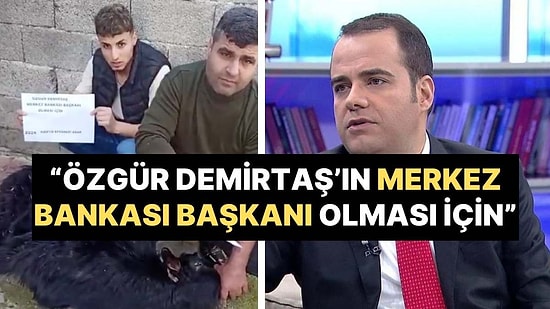 Özgür Demirtaş, Merkez Bankası Başkanı Olsun Diye Kurban Kestiler!
