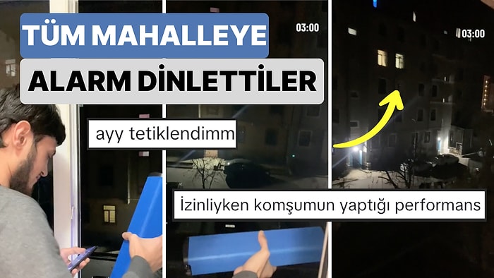 Böyle Şaka Olur mu! Gecenin 3'ünde Tüm Mahalleye Hoparlörle Alarm Dinleten Gençler Sinirlerinizi Bozacak