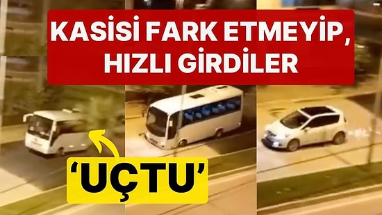 Hız Kasisini Fark Etmeyen Sürücüler Uçtu: Birçok Araçta Maddi Hasar Meydana Geldi