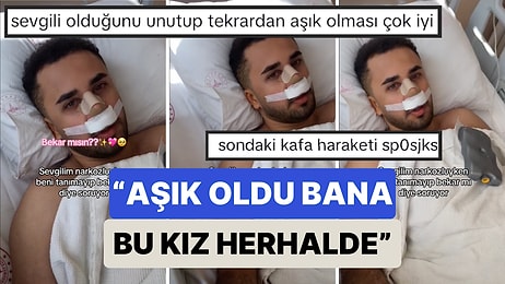 Narkozluyken Tanıyamadığı Kız Arkadaşının Kendisine Asıldığını Sanan Gencin Güldüren Anları: "Aşık Oldu Bana"