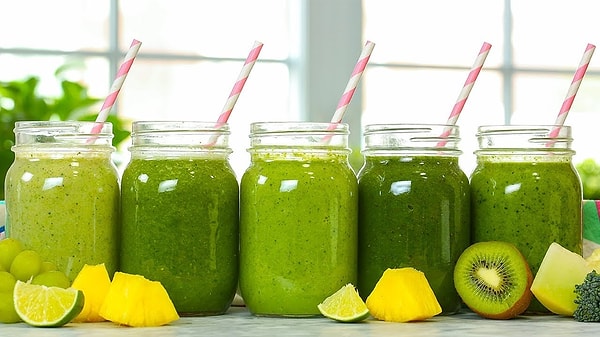 4. Detoks etkili: Yeşil smoothie