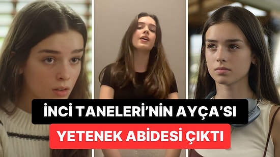 İnci Taneleri'nin Ayça'sı Ülkü Hilal Çiftçi Çıplak Sesiyle Söylediği Şebnem Ferah Şarkısıyla Mest Etti