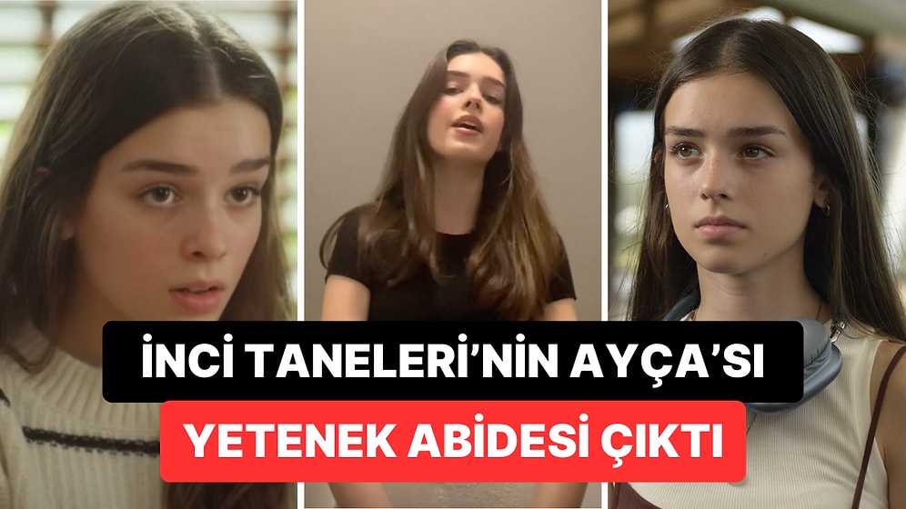 İnci Taneleri'nin Ayça'sı Ülkü Hilal Çiftçi Çıplak Sesiyle Söylediği Şebnem Ferah Şarkısıyla Mest Etti