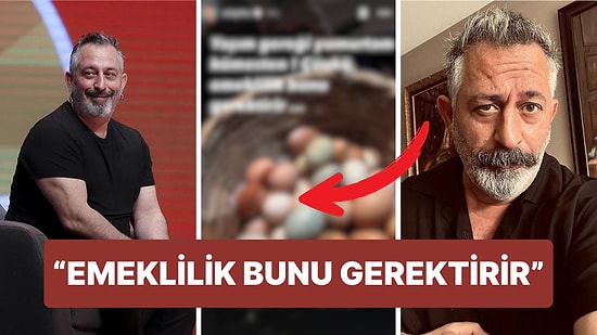 EYT'den Emekli Olan Cem Yılmaz'dan Bu Hayata Adapte Olduğunu Gösteren Yumurta Paylaşımı!