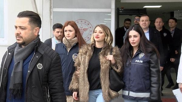 Sağlık kontrolleri tamamlanan Feyza Altun polis ekipleri eşliğinde İstanbul Emniyet Müdürlüğü'ne götürüldü.