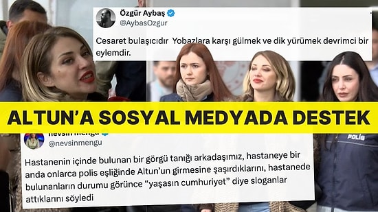 'Şeriat Paylaşımı' Sonrası Gözaltına Alınan Feyza Altun'a Sosyal Medyada Destek!