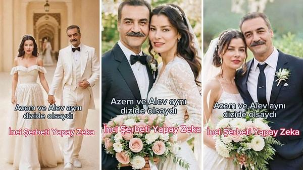 İnci Şerbeti evreninde yayınlanan 7 adet düğün fotoğrafı ise sosyal medyada epey ilgi gördü.