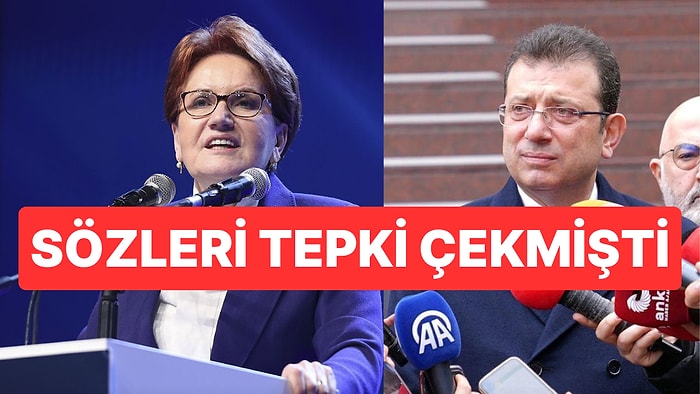 Ekrem İmamoğlu İstanbul Aday Toplantısında Kendisini Hedef Alan Meral Akşener'e Yanıt Verdi