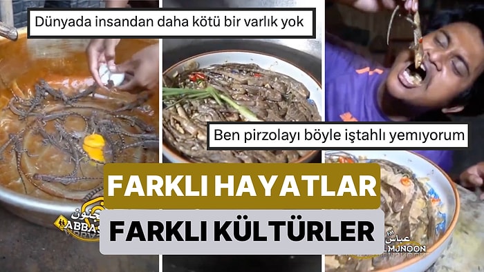 Topladığı Kertenkeleleri Canlı Canlı Pişirdikten Sonra Afiyetle Yiyen Genç Mideleri Altüst Etti