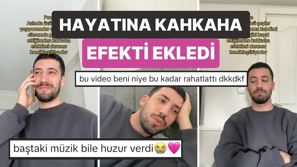 Hayatındaki Üzücü Anların Üzerine Kahkaha Efekti Ekleyerek Kendince Acıyla Baş Etme Yöntemi Geliştiren Genç