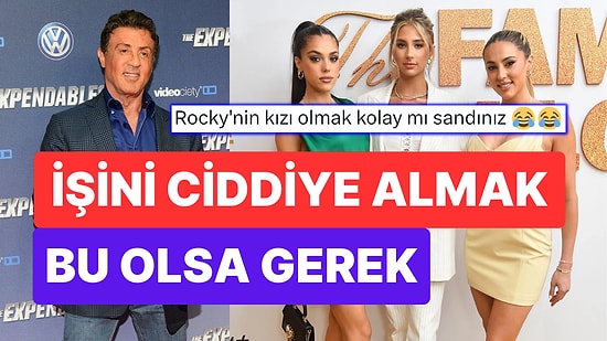 Aksiyon Filmlerinin Yıldızı Sylvester Stallone Kızlarına Askeri Eğitim Aldırıyormuş!