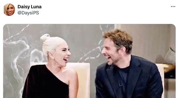 'Atanamayan Lady Gaga ve Bradley Cooper' yorumları da geldi. 👇