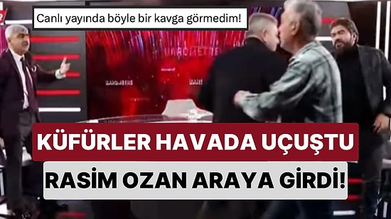 Canlı Yayında Kavga: Rasim Ozan Kütahyalı'nın Programında Mustafa Albayrak ve Ümit Zileli Birbirine Girdi