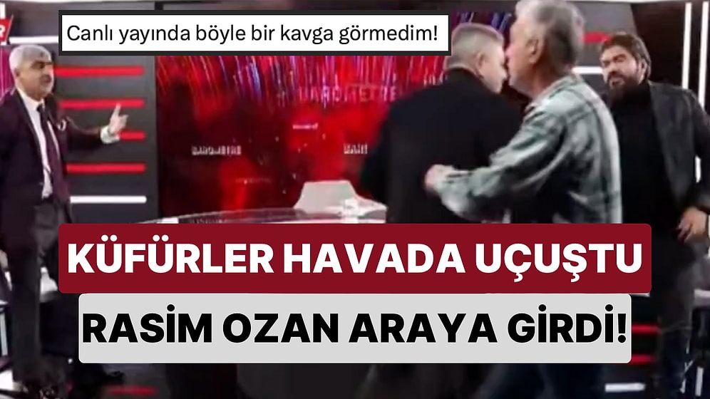 Canlı Yayında Kavga: Rasim Ozan Kütahyalı'nın Programında Mustafa Albayrak ve Ümit Zileli Birbirine Girdi