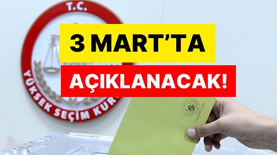 Aday Listeleri İçin Kritik Gün: Bugün 17:00'ye Kadar YSK'ya Teslim Edilecek