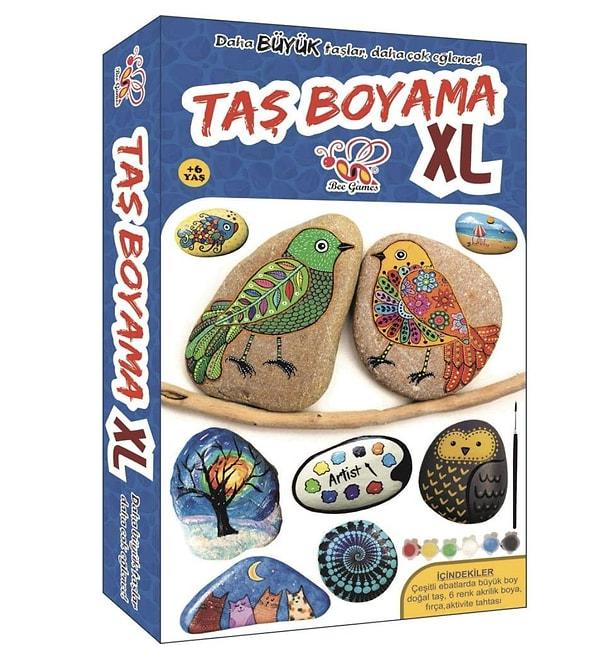 Bee Games Taş Boyama XL Hobi Uygulama Boyama Seti