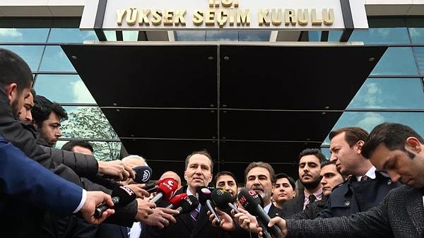 Cumhurbaşkanlığı seçimlerinde AK Parti ve MHP'ye destek veren Fatih Erbakan, belediye seçimlerinde uzun bir müddet AK Parti ile görüşmeler gerçekleştirmiş sonuç alamayınca aday çıkarma kararı almıştı.