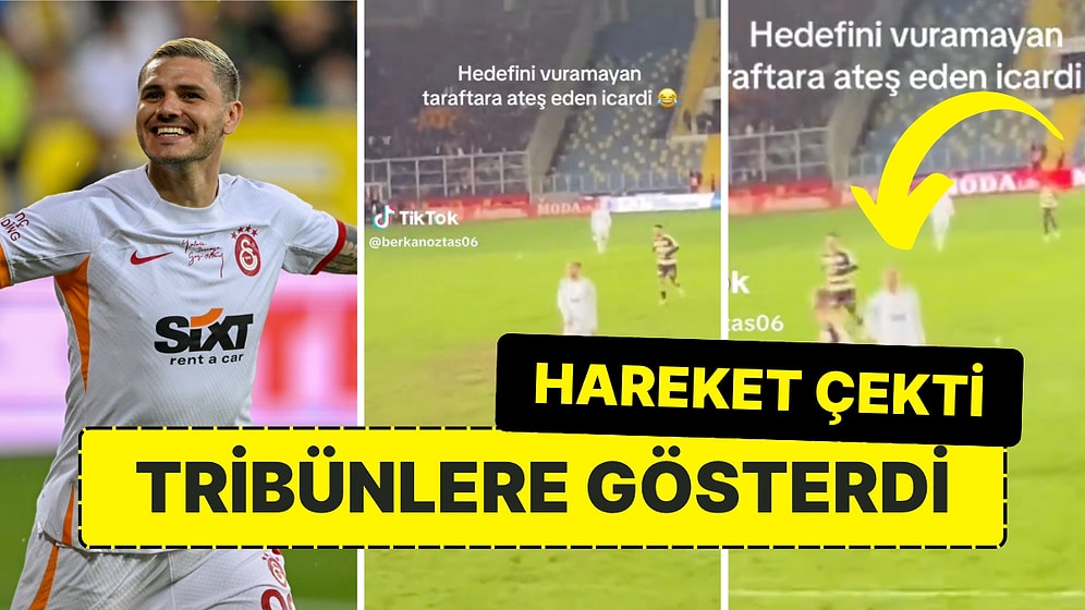 Icardi'nin Ankaragücü Taraftarlarına Cinsel Organını Göstererek Hareket Çektiği Anlar Montaj mı?