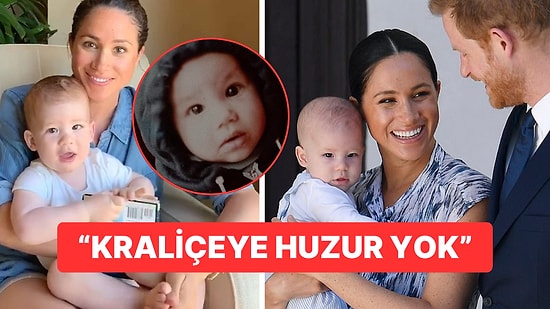 Elizabeth'in Korktuğu Başına Geldi: Meghan ve Harry'nin Oğulları Archie Hık Demiş Annesinin Burnundan Düşmüş