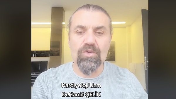 Benzer bir açıklama da Kardiyoloji Uzmanı Dr. Hamit Çelik'ten geldi.