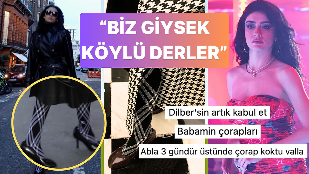 Göz Kanatan Çoraplarından Bir Türlü Kopamadı: İnci Taneleri'nin Dilber'i Hazar Ergüçlü Dillere Fena Düştü!