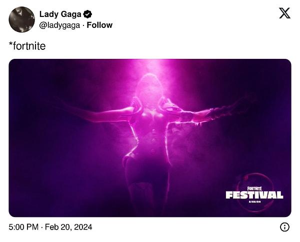 Şimdi ise sırada Lady Gaga var!