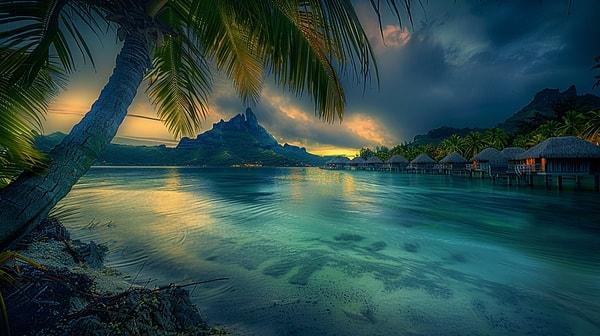 1. Doğa Harikası: Bora Bora, Fransız Polinezyası
