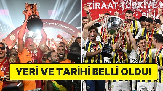 Süper Kupa Maçının Tarihi Belli Oldu!