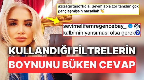 Sevim Emre Gençleştiğini Söyleyenlere "Kalbimin Yansımasıdır" Diyerek Yaptığı Tüm Filtrelerin Boynunu Büktü