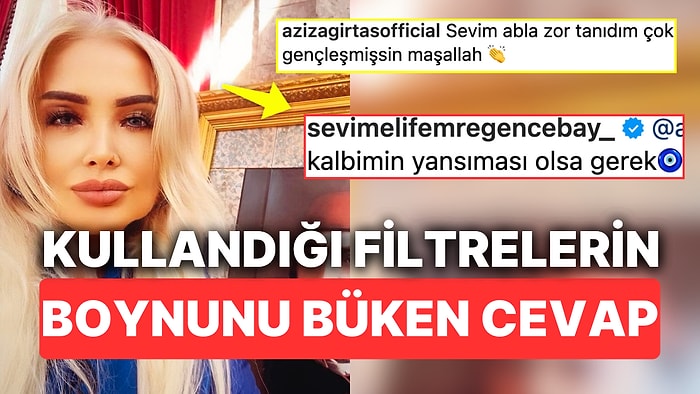 Sevim Emre Gençleştiğini Söyleyenlere "Kalbimin Yansımasıdır" Diyerek Yaptığı Tüm Filtrelerin Boynunu Büktü