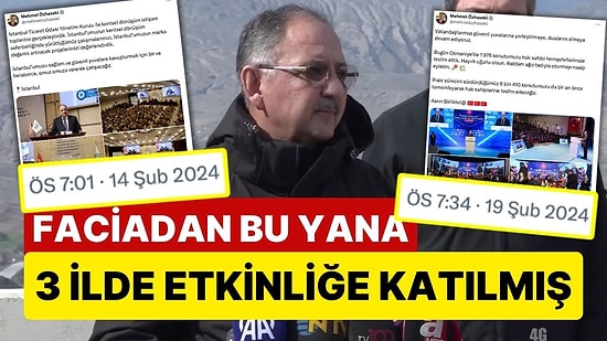 'İliç'e Geçirdiğim Operasyon Nedeniyle Gelemedim' Demişti! Mehmet Özhaseki 3 İlde Etkinliğe Katılmış