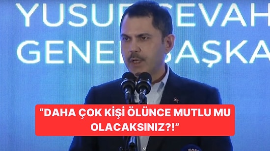 Murat Kurum Depremde Vefat Edenler Hakkında Söylediklerini Hatırlatan Muhabire Çok Sinirlendi