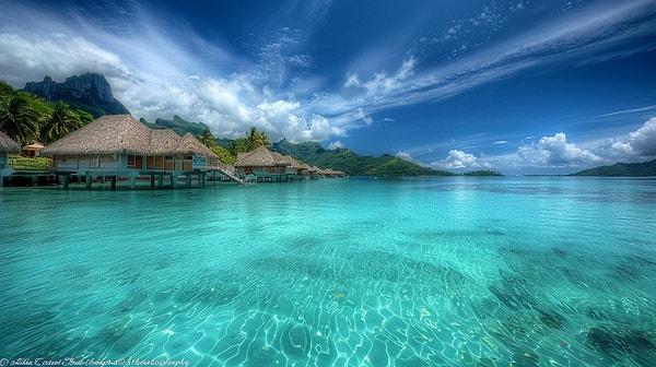6. Su Üstü Cenneti: Bora Bora, Fransız Polinezyası